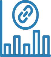 link with graph illustrating link building monitoring